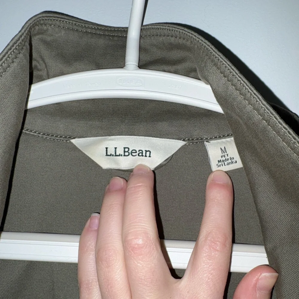 L.L. Bean olive green utility jacket - Picture 3 of 5